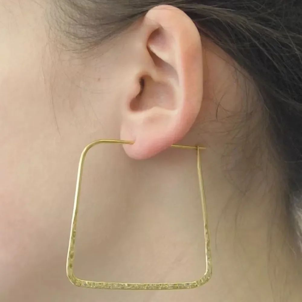 Square Hoop Earrings #2387